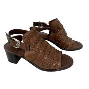 Brighton Twine Mule Sandal 2.5'' Heel – Size 9 – Brown